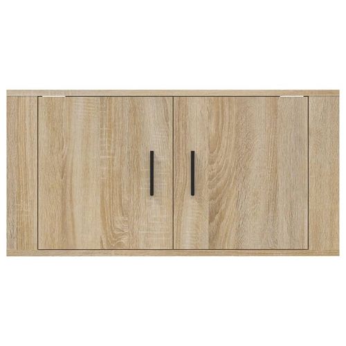 Wisząca szafka telewizyjna, dąb sonoma, 80x34,5x40 cm na Arena.pl