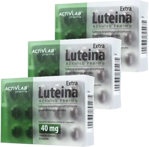 Activlab Luteina Extra 40mg Zdrowy Wzrok 30 kaps zdjęcie 7