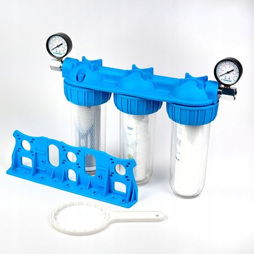 Wessper filtr wody 3/4" wstępny na cały dom zmiękczacz + 10x wkład filtr na Arena.pl