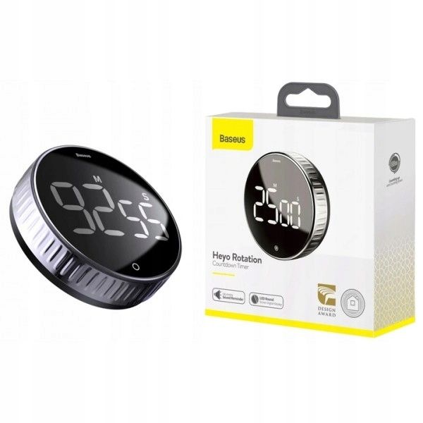 Baseus Stoper Minutnik Timer Cyfrowy Magnetyczny zdjęcie 1