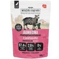 mokra karma dla psa wiejska zagroda monobiałkowa jagnięcina 500g na alergię