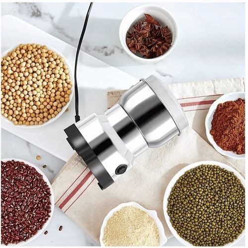 MOCNY MŁYNEK ELEKTRYCZNY DO MIELENIA KAWY ORZECHÓW PRZYPRAW STAL na Arena.pl