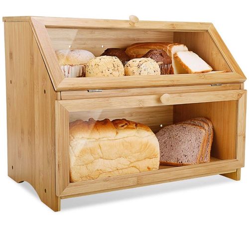 Chlebak Pojemnik na Chleb Bambusowy na Arena.pl