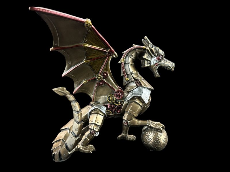 STEAMPUNK - MECHANICZNY SMOK - VERONESE (WU76858A4) zdjęcie 8