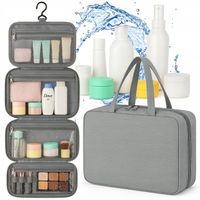 KOSMETYCZKA MĘSKA DAMSKA WISZĄCA KUFEREK ORGANIZER ROZKŁADANA POJEMNA DUŻA