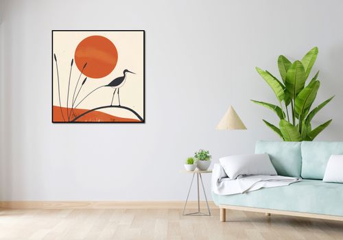 Plakat 90x90cm Ciepło Zachodów na Arena.pl