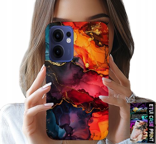 ETUI DO OPPO FIND X5 LITE - KAMIENNE WZORY, OBUDOWA CASE + SZKŁO na Arena.pl