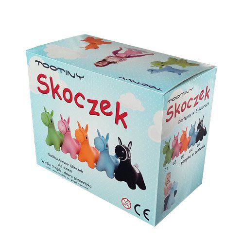 SKOCZEK Konik niebieski Tootiny + pompka na Arena.pl