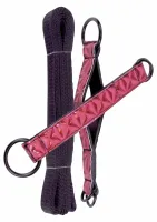 sinful bed restraint straps czarne - uniwersalne pasy do łożka 4m