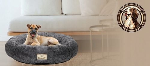 Legowisko dla Psa Kota Chmurka Shaggy Posłanie Zdejmowany Pokrowiec 80 cm na Arena.pl