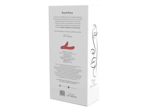 Silicone Vibrator 7 Powerful Modes Red – Wibrator Z Funkcją Podgrzewania na Arena.pl