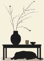 Plakat 13x18cm Wypocznij Psino