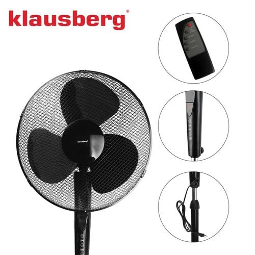 wentylator wiatrak podłogowy klausberg kb-7476 z pilotem na Arena.pl