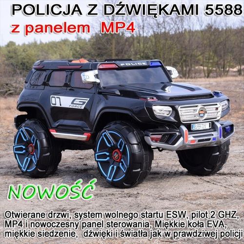 MEGA Auto na Akumulator POLICJA PANEL MP4 WARTO! na Arena.pl