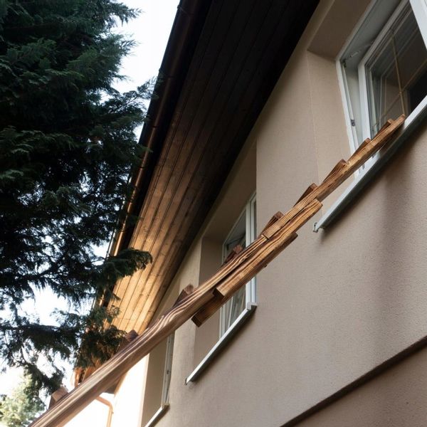 DRABINA SCHODY DLA KOTA WYCHODZĄCEGO DREWNO 6M zdjęcie 9