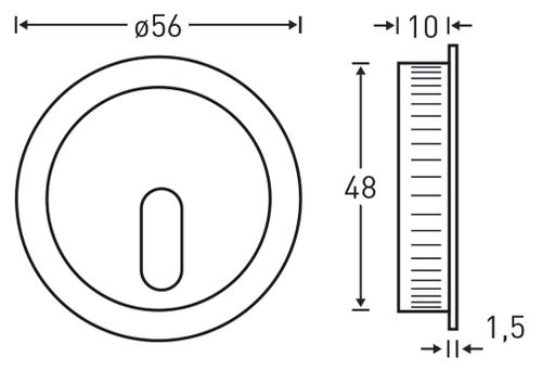ZESTAW DO DRZWI PRZESUWNYCH NA KLUCZ CHROM na Arena.pl