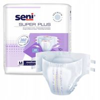 SENI SUPER PLUS PIELUCHOMAJTKI DLA DOROSŁYCH M NA RZEPY 10SZT.