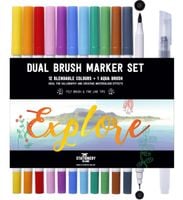 zestaw 12 podwójnych markerów ołówkowych do akware