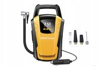 KRAFT&DELE KOMPRESOR SAMOCHODOWY ELEKTRYCZNA POMPKA 12V 140W LCD KD1469