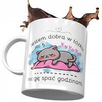 Kubek Śmieszny Zabawny Jestem Dobra W Łóżku Z Nadrukiem Ze Zdjęciem