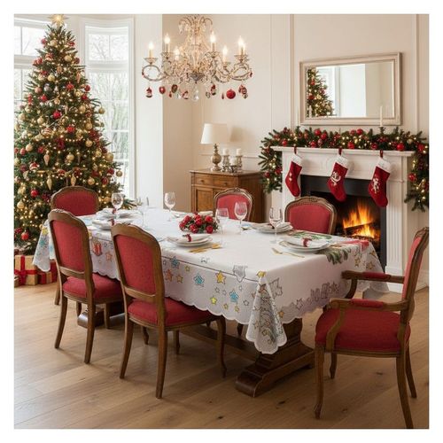 Obrus Navidad 150 x 300 cm DomoweTekstylia | WN831N 300 | Boże Narodzenie na Arena.pl