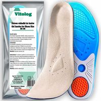 Żelowe Wkładki do Butów Amortyzujące Bolące Stopy Pięty Ostrogi 38-39