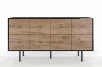 Komoda MAUD Czarny / Dąb Craft Tobacco