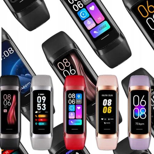 KROKOMIERZ SMARTWATCH OPASKA TLEN KCAL KROK AMOLED na Arena.pl