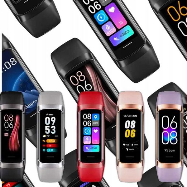 KROKOMIERZ SMARTWATCH OPASKA TLEN KCAL KROK AMOLED zdjęcie 4