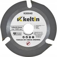Tarcza do cięcia drewna 125×22,23 mm 3T Keltin K00040