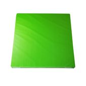 Materac gimnastyczny LEE 100x100x5 cm zielony składany rzepy pokrowiec