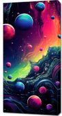Obraz 50x100cm Kalejdoskop Galaktyk