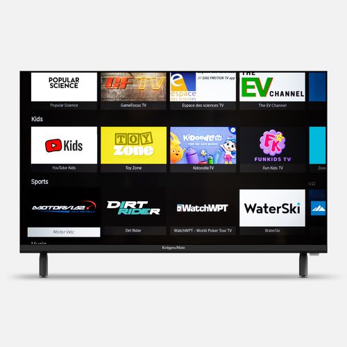 Telewizor 24" Kruger&Matz smart VIDAA  DVB-T2 na Arena.pl