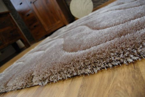 Dywan SHAGGY SOFT - 3D 2244 brąz na Arena.pl