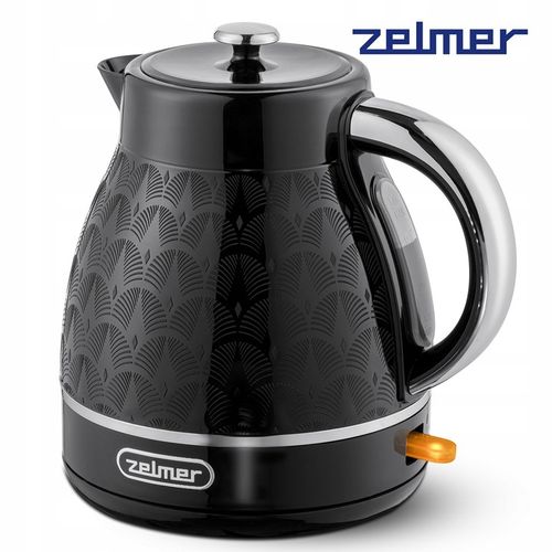 CZAJNIK ELEKTRYCZNY ZELMER BEZPRZEWODOWY PŁASKA GRZAŁKA CICHY 1,7L na Arena.pl