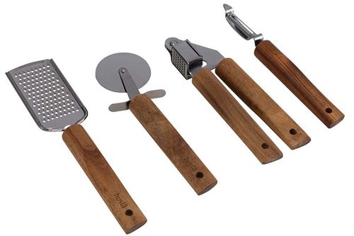 zestaw przyborów kuchennych husla drewno 4 elementy na Arena.pl