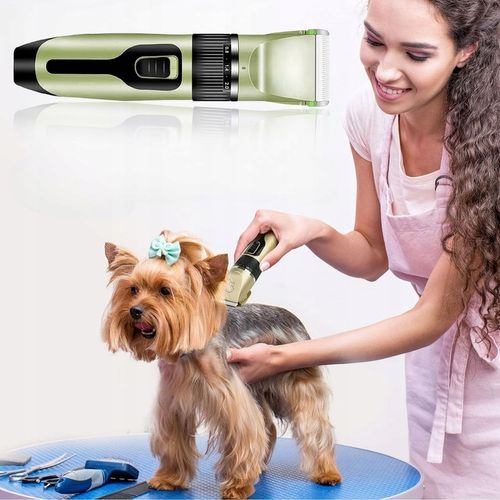 MASZYNKA DO STRZYŻENIA PSÓW PSA KOTA ZWIERZĄT ZESTAW CICHA PROFESJONALNA na Arena.pl