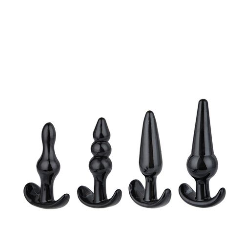 plug quatro anal plugs starter set  4 pack black na Arena.pl
