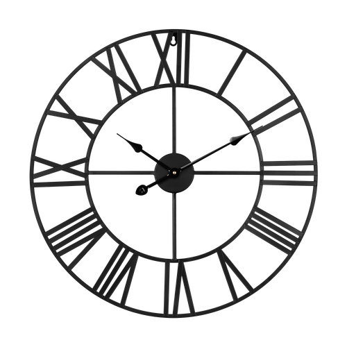 Aluminiowy duży zegar ścienny 60 cm na Arena.pl