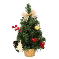 SZTUCZNA CHOINKA W DONICZCE Z OZDOBAMI CHOINKA UDEKOROWANA 30cm