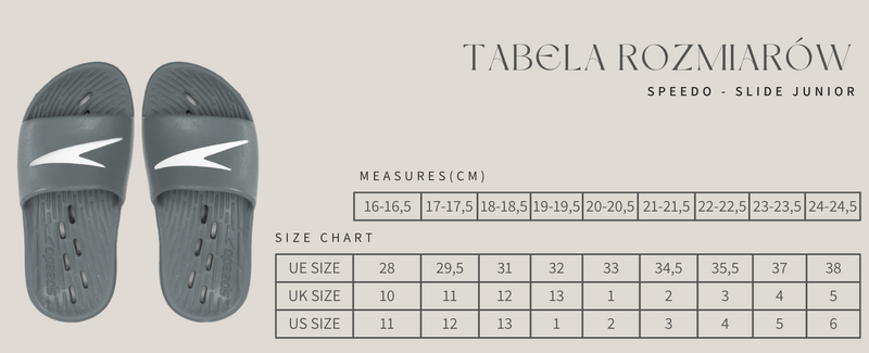 Klapki basenowe antypoślizgowe dla dzieci Speedo Slides rozmiar 35,5 zdjęcie 3