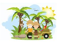 60X40CM WAKACJE AFRYCE OBRAZ