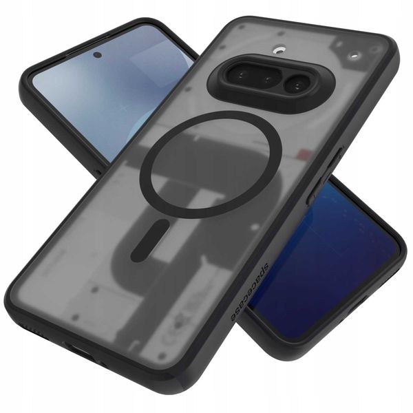 Spacecase Hybrid Mag Nothing Phone 3A Black zdjęcie 3