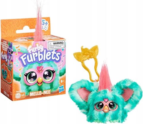 Furby FURBLETS Interaktywna maskotka Mello-Nee LETNI CHILL F8894 Furbiś na Arena.pl