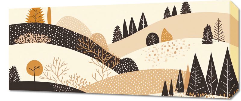 Obraz 70x30cm Jesień w Wzgórzach zdjęcie 1