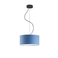 Abażurowa lampa wisząca do pokoju młodzieżowego HAJFA fi - 30 cm