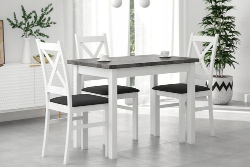 stół monte beton/biały 70x100 na Arena.pl