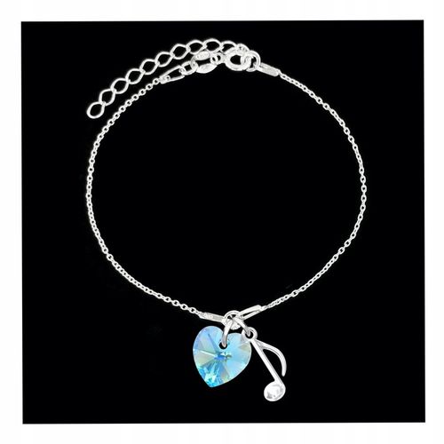 Srebrna Bransoletka dla Dziewczynki Nuta Nutka 925 na Arena.pl