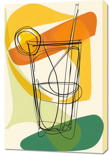 Obraz 60x90cm Koktajl Artystyczny zdjęcie 1