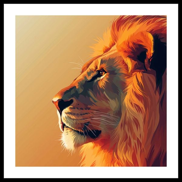 Plakat 60x60cm Król zdjęcie 3